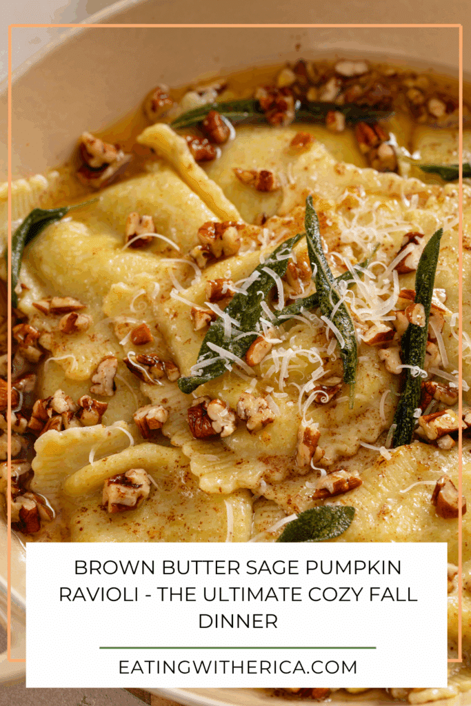 BROWN BUTTER SAGE PUMPKIN RAVIOLI - THE ULTIMATE COZY FALL DINNER