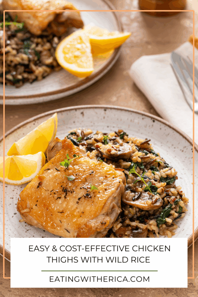 Easy & Cost-Effective Chicken Thighs with Wild Rice — The Perfect Weeknight Dinner