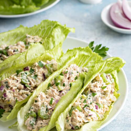 Quick and Easy Tuna Salad Boats