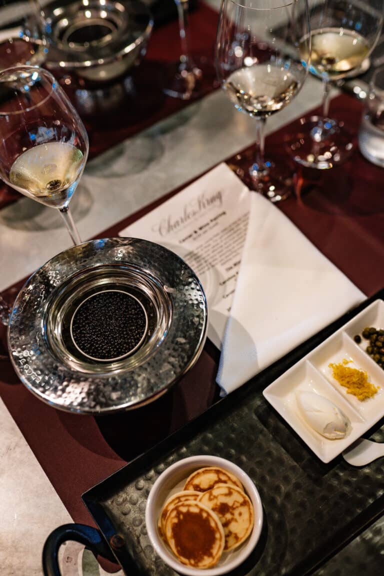 caviar at charles krug