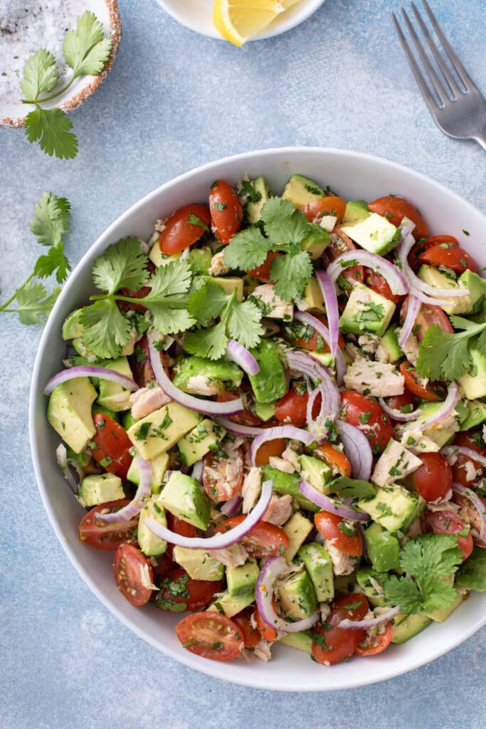 tuna avocado salad