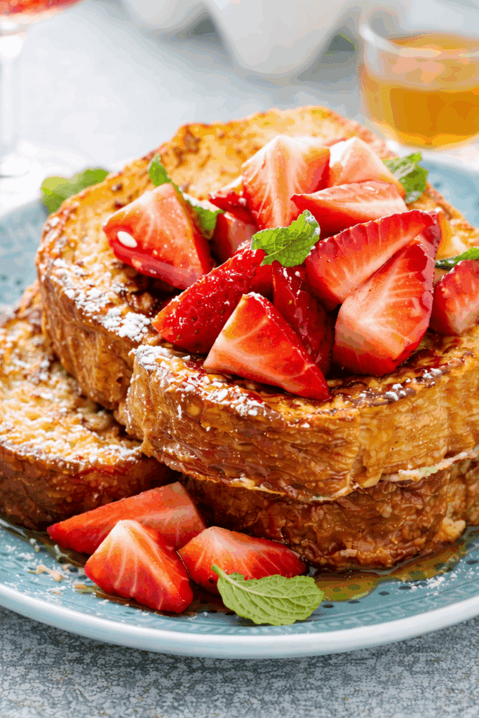 yummy strawberry toast