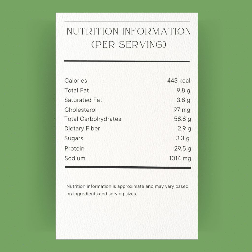 Crab toast nutritional facts