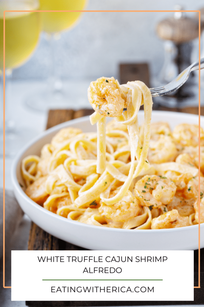 White Truffle Cajun Shrimp Alfredo