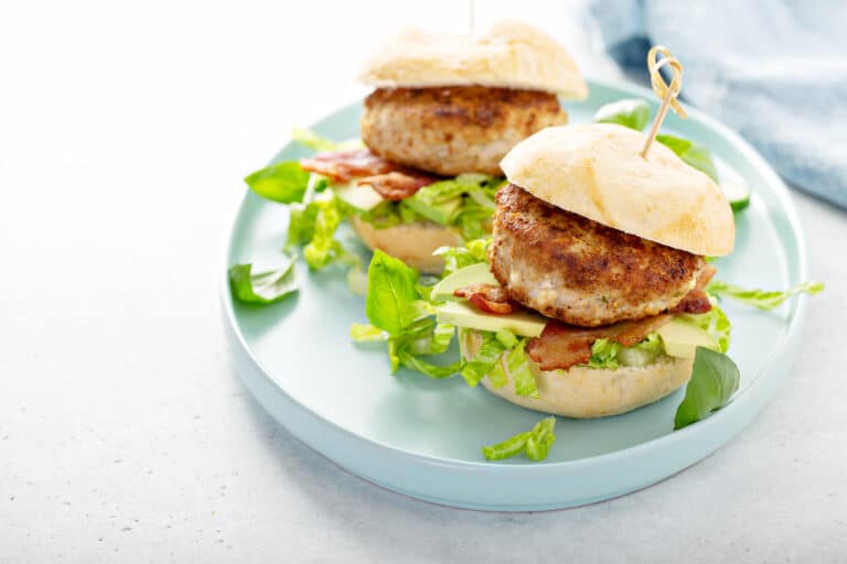 feta basil turkey burger