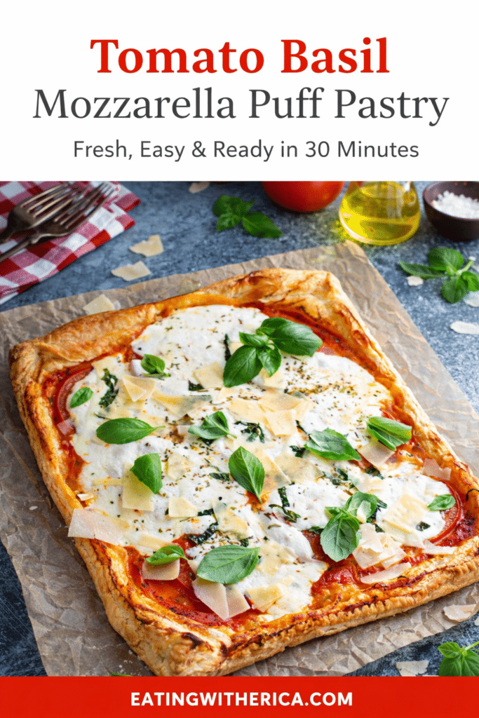 tomato puff pastry pinterest pin