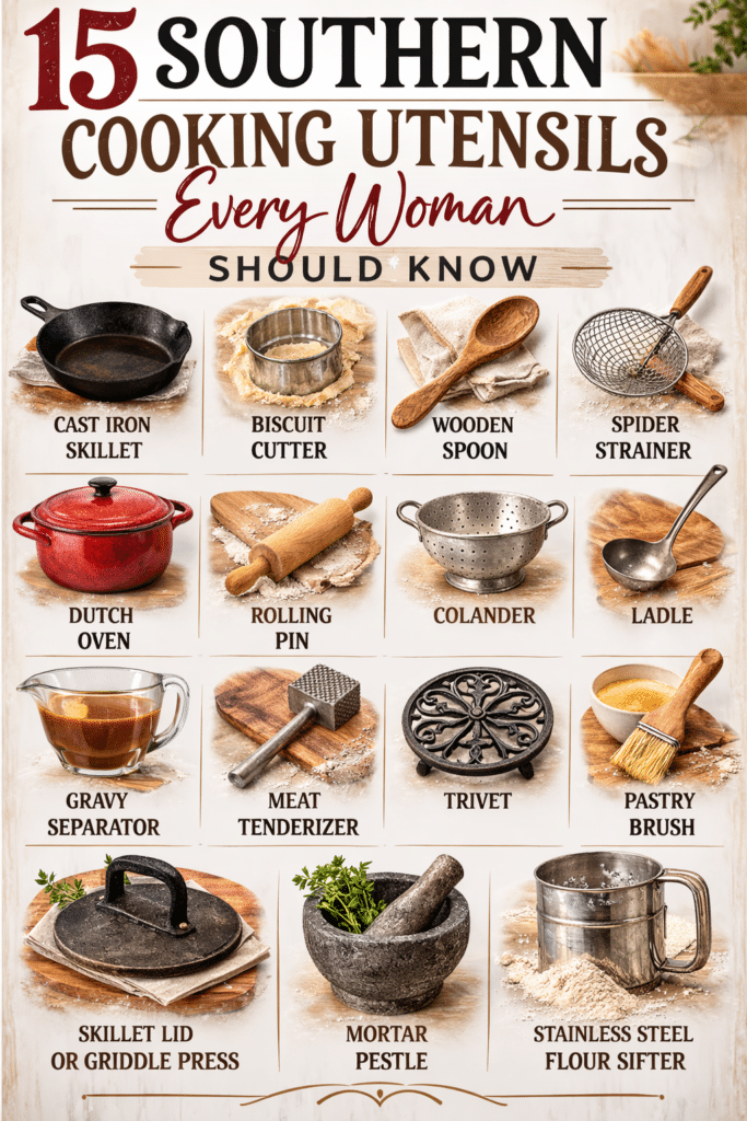 15 Southern Cooking Utensils Every Woman Should Know Pinterest Pin
