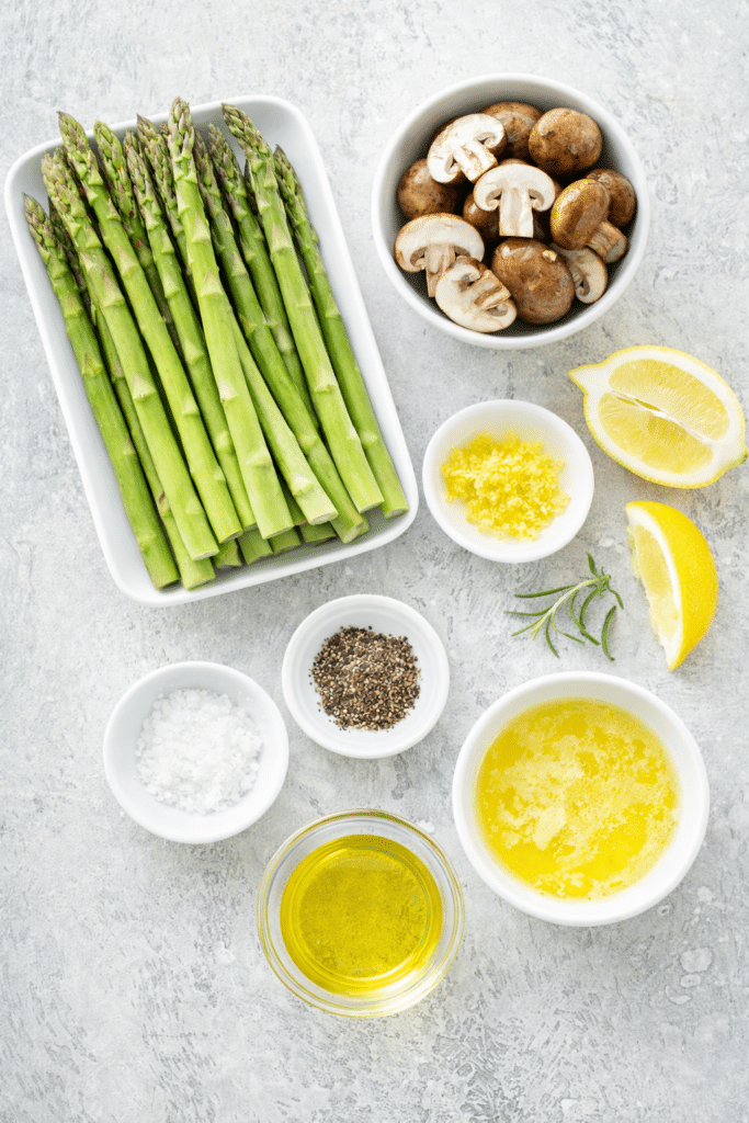 Asparagus & Mushroom ingredients