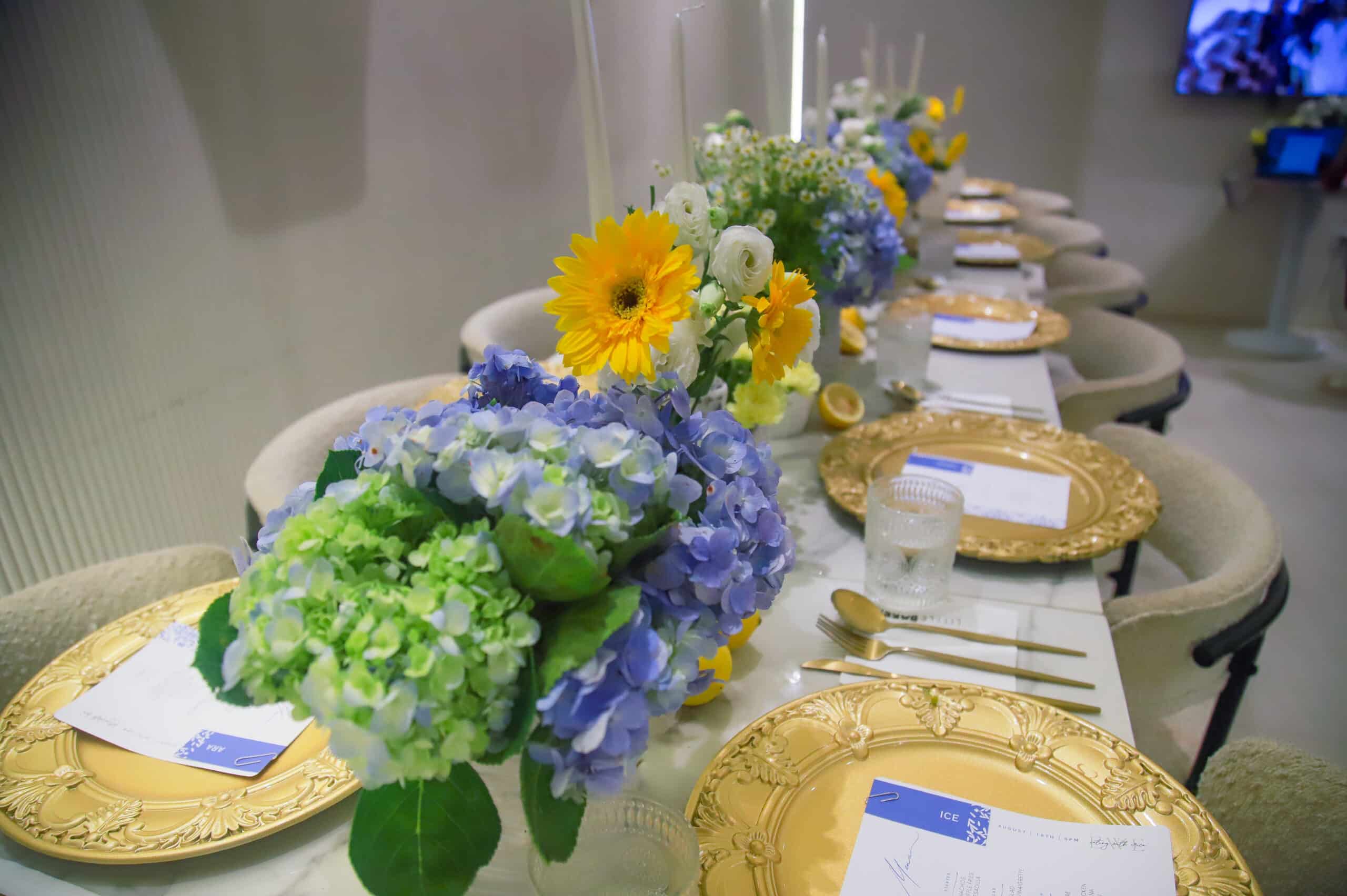 tablescape of little baker