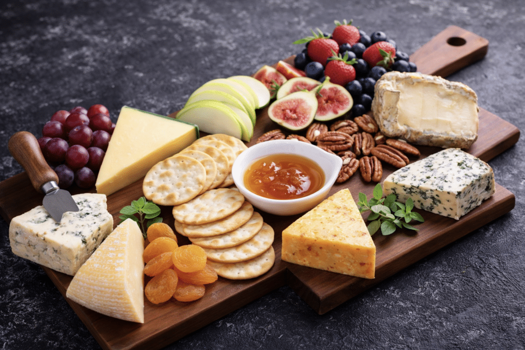 beautiful cheese platter