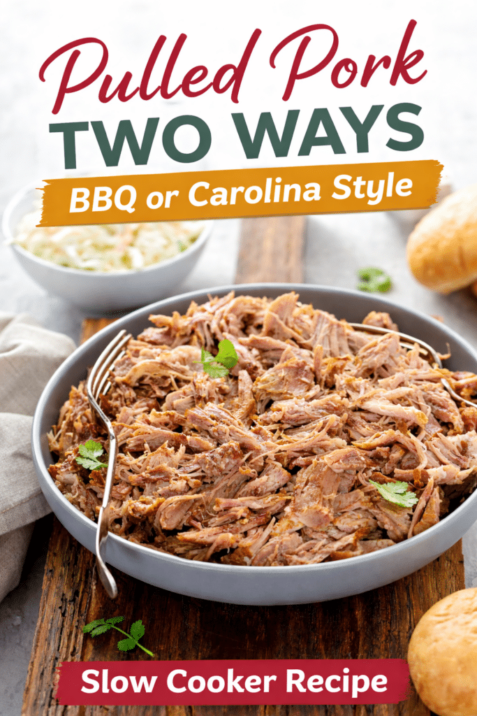 shredded pulled pork pinterest pin