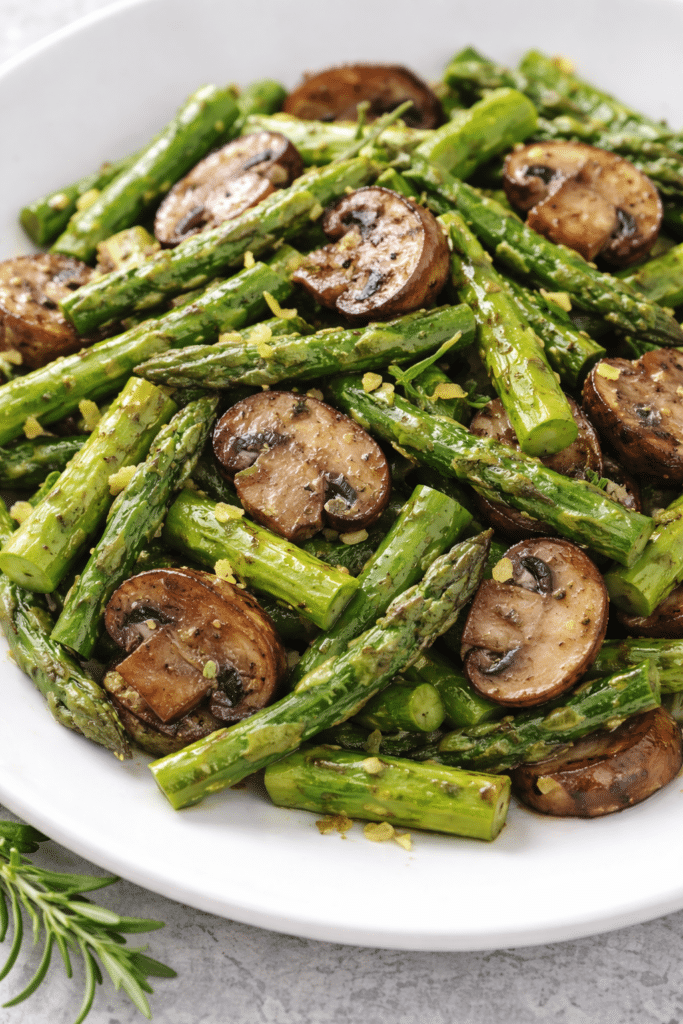 yum asparagus & mushroom