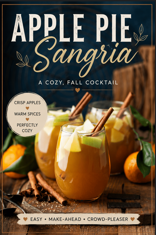 graphic image for Pinterest Apple Pie Sangeria