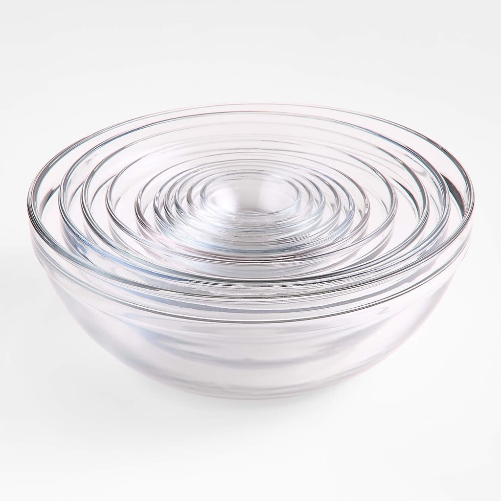 Ceramic ramekins and prep bowls for mixing ingredients
