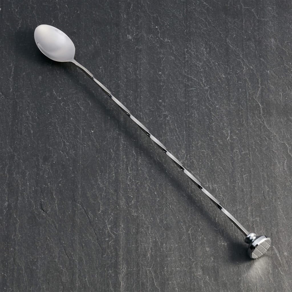 Stainless steel cocktail shaker set for mixing a peartini