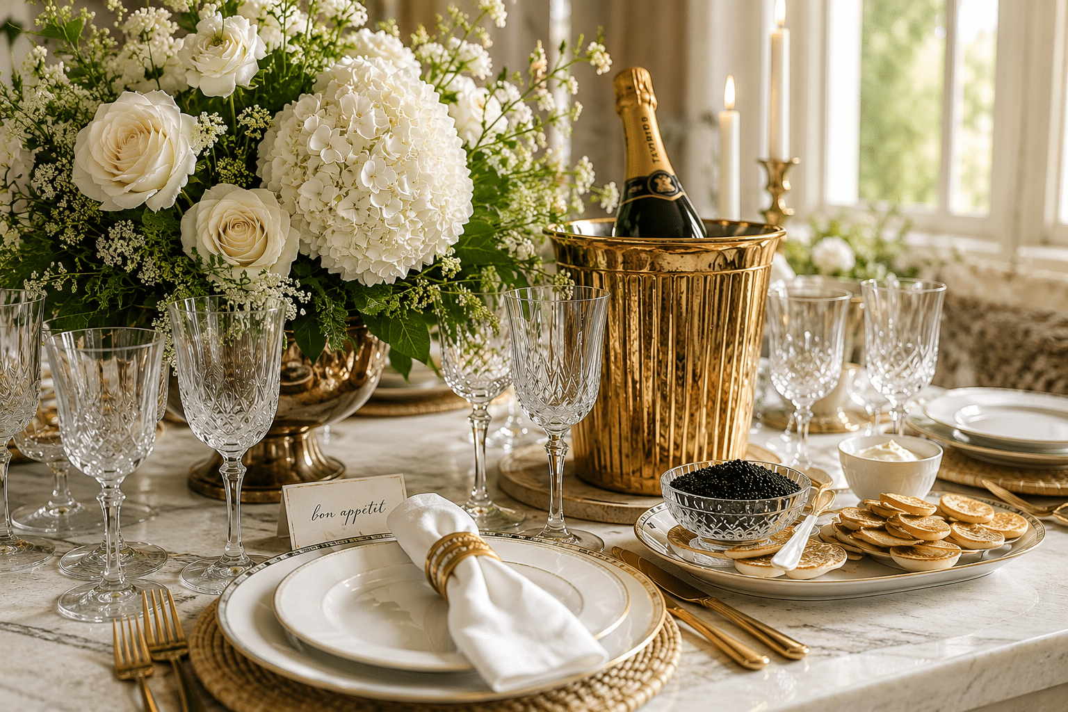 Erica styling a tablescape at a How to Host entertaining workshop