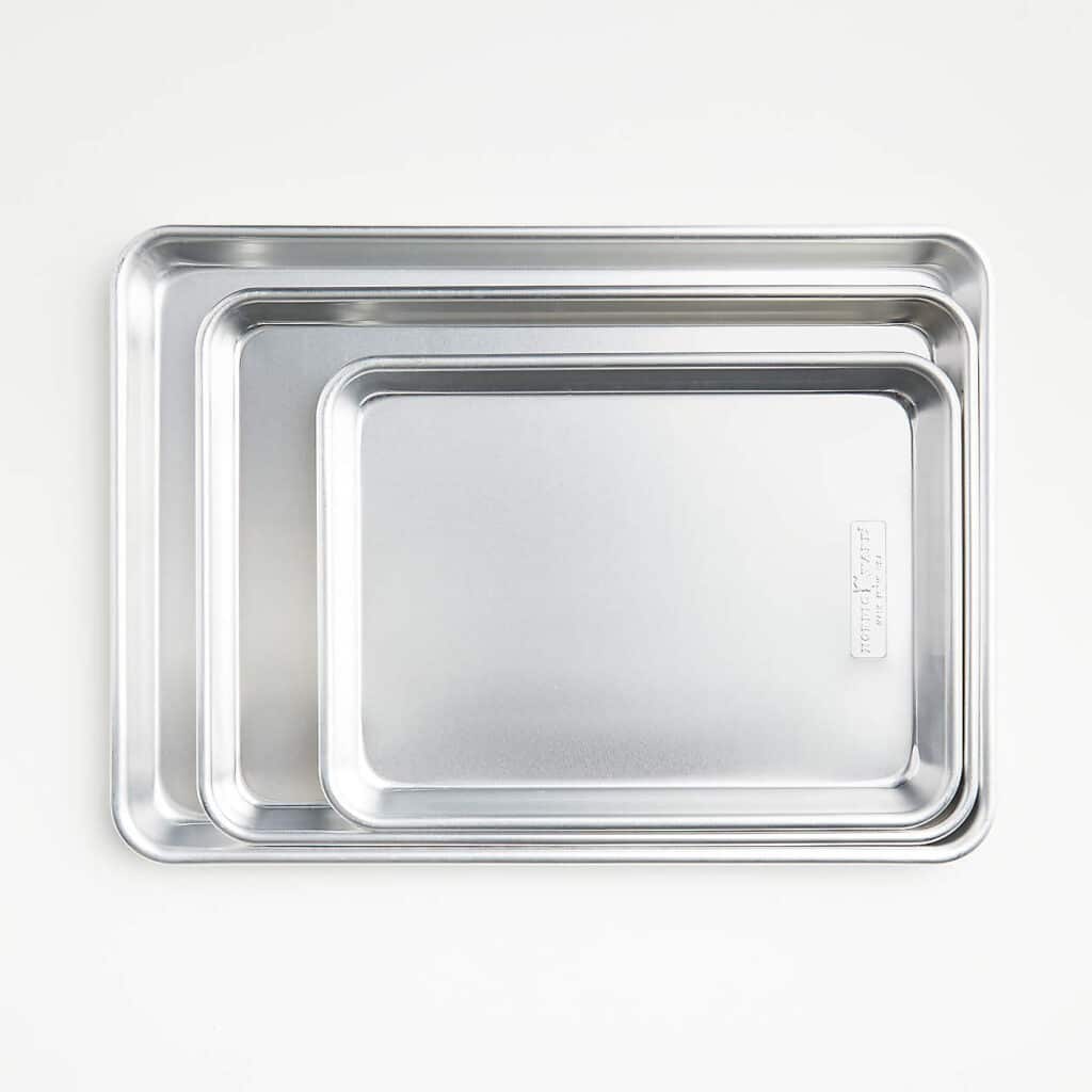 Nordic Ware natural aluminum baking sheet for toasting crostini