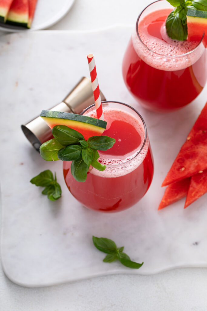 Summer Watermelon Basil Spritzer
