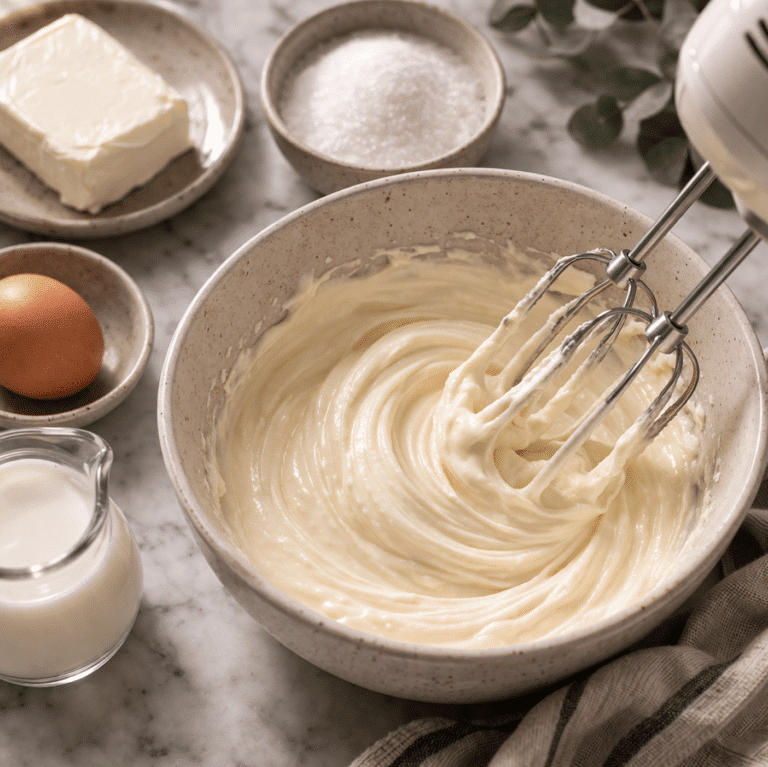Cream cheese swirl for Pumpkin Bars with Cream Cheese Swirl