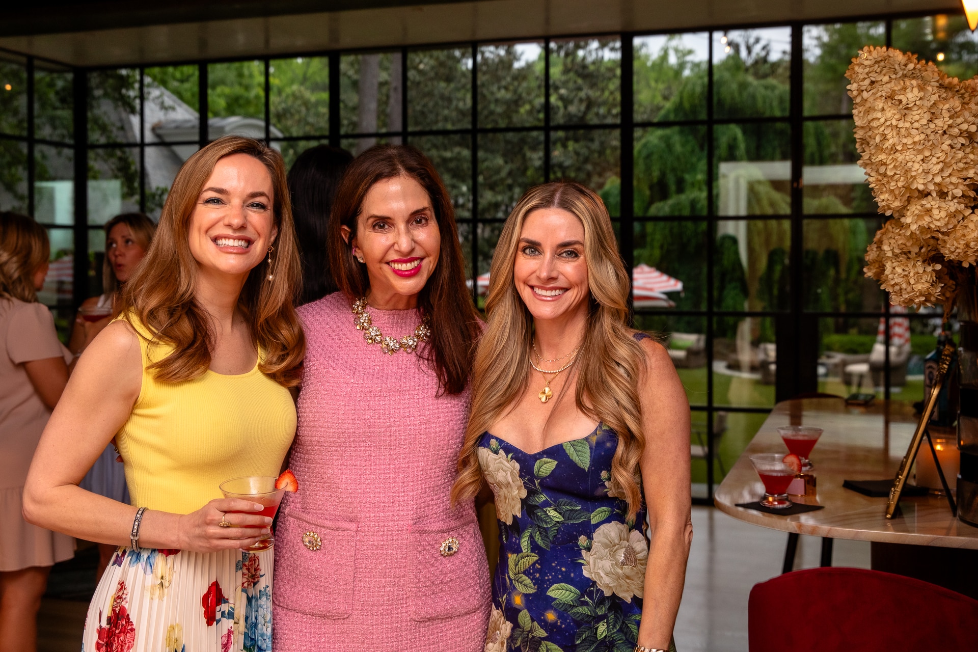 Atlanta Chapter members gathered at a private dinner