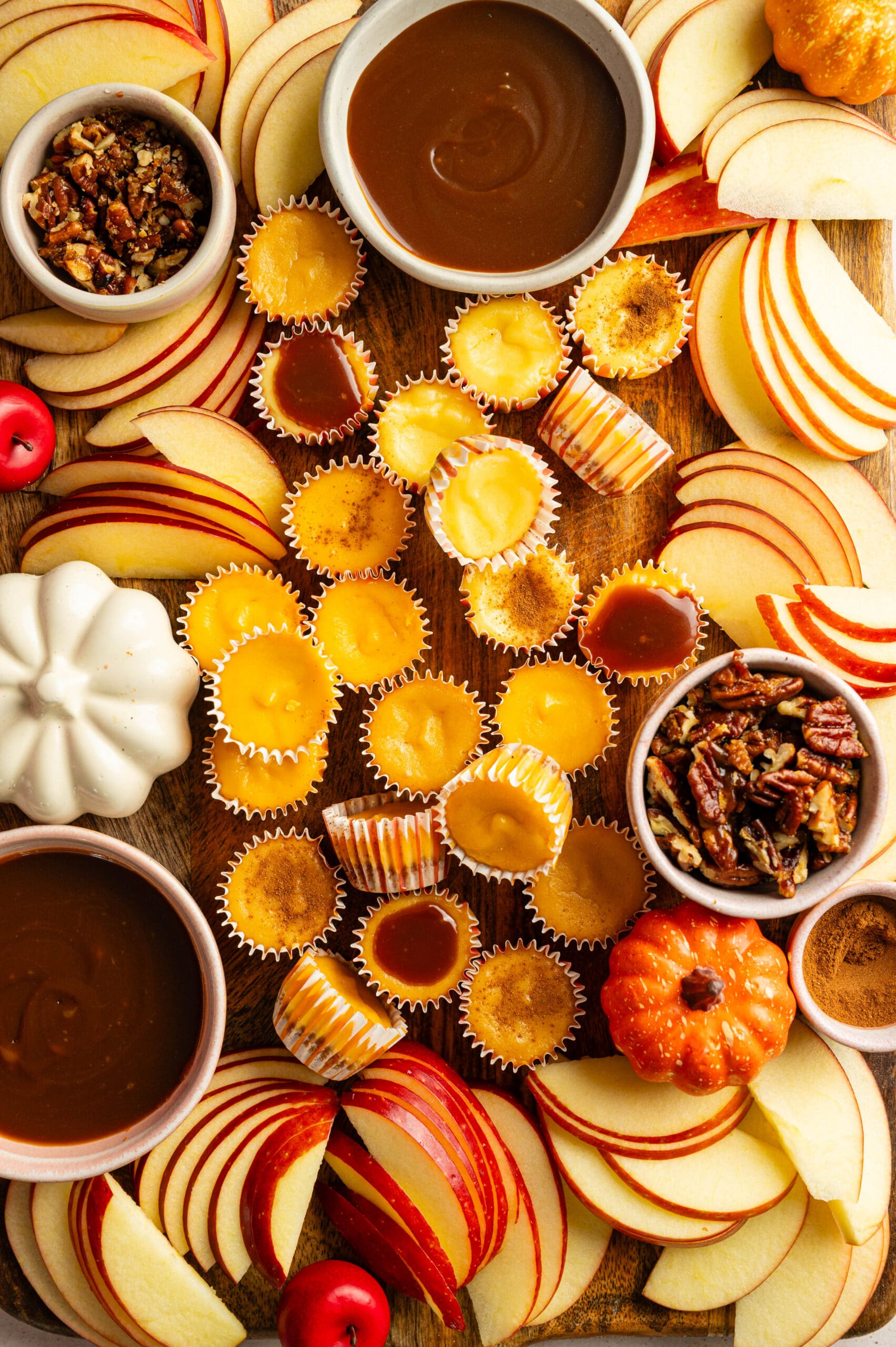Close up shot of Mini Cheesecake Board