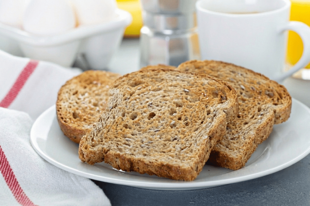 toasted bread for Almond Butter Banana Toast