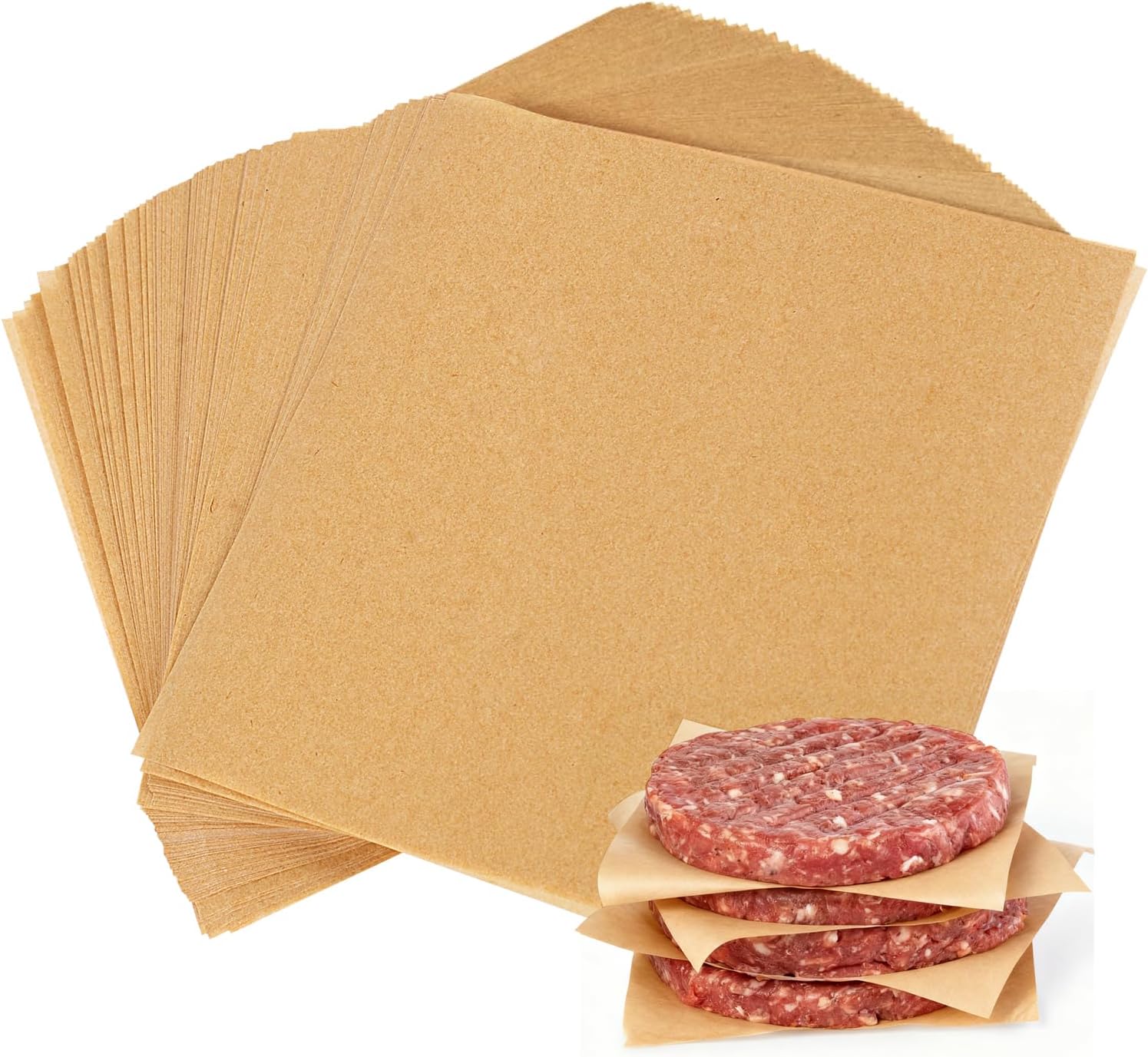 Stack of parchment paper sheets