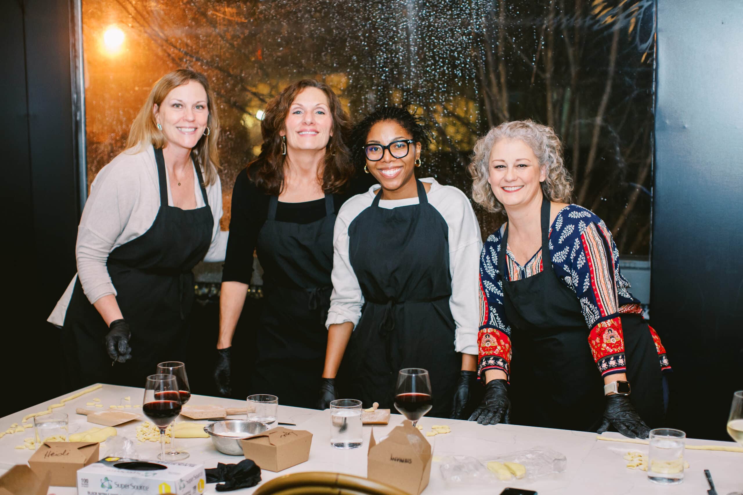North Atlanta Chapter members gathered at a private dinner