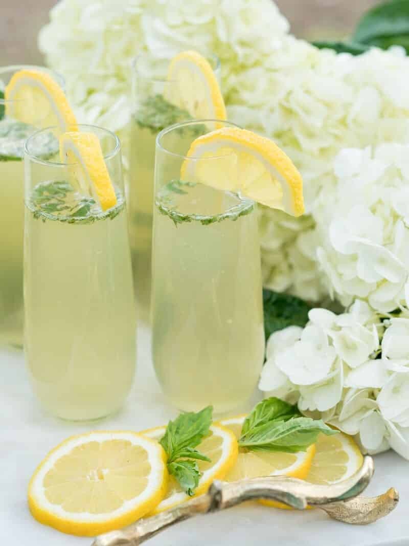 Lemon Basil Champagne Spitzer