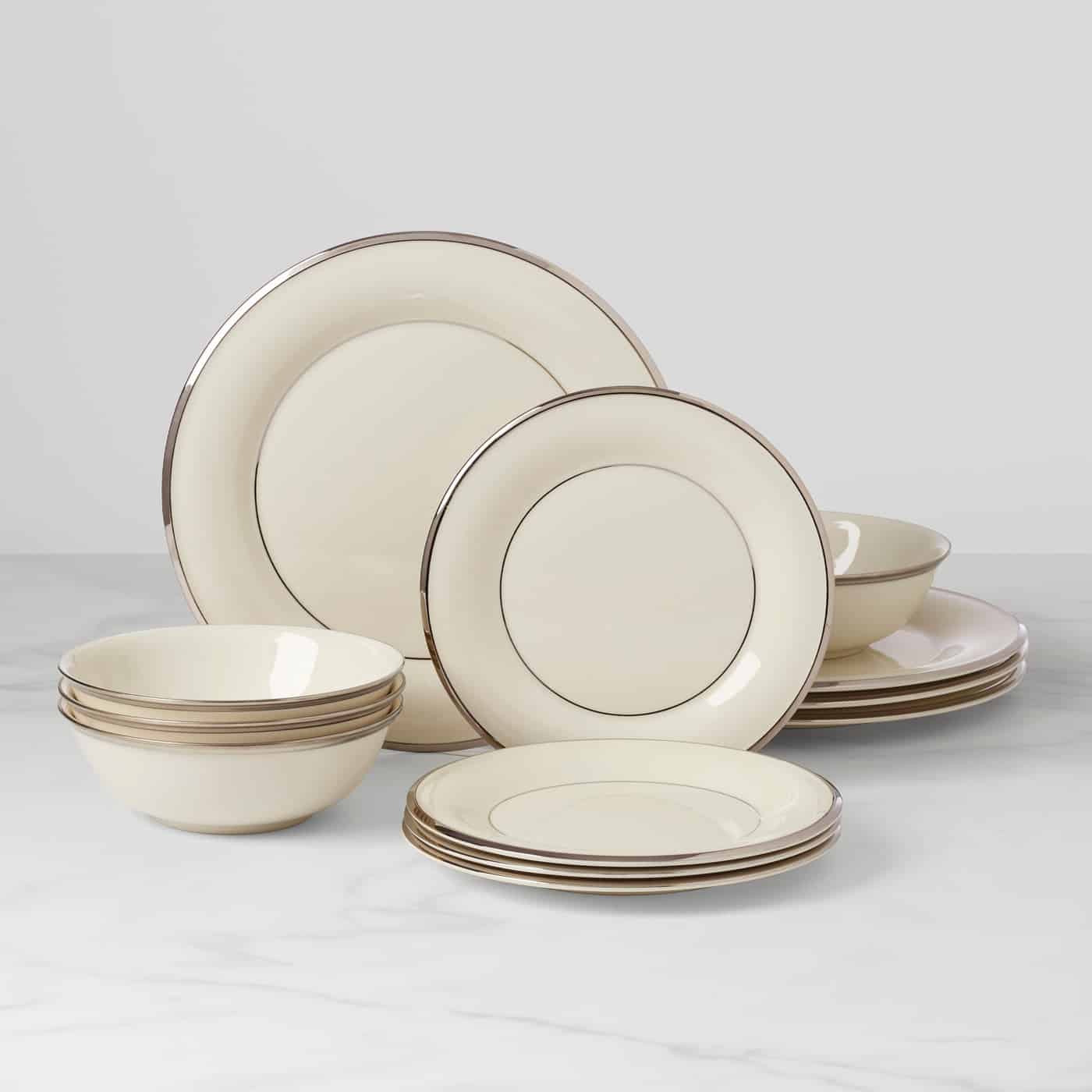 Lenox Solitaire 12-Piece Dinnerware Set