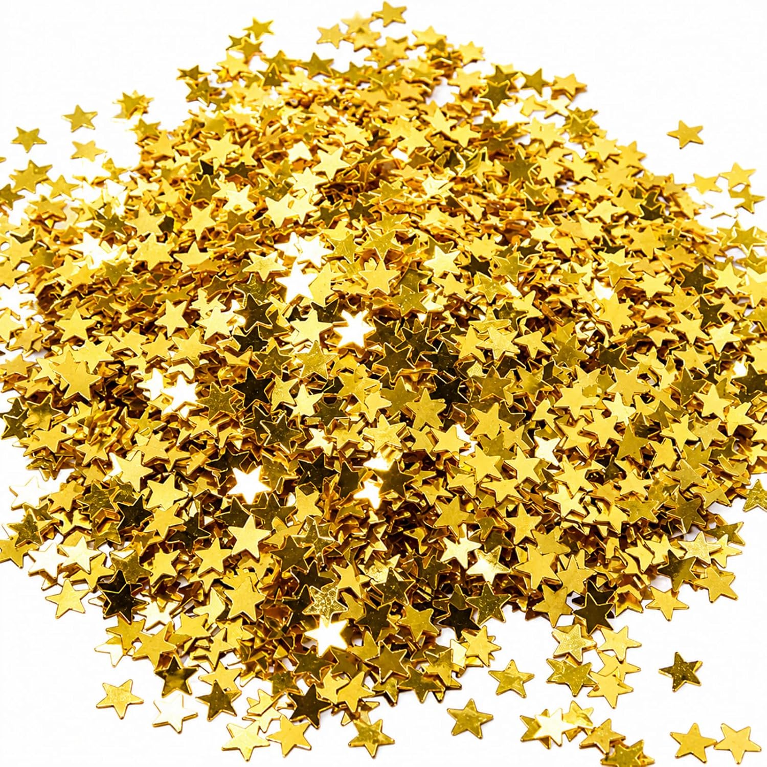 Gold star table confetti