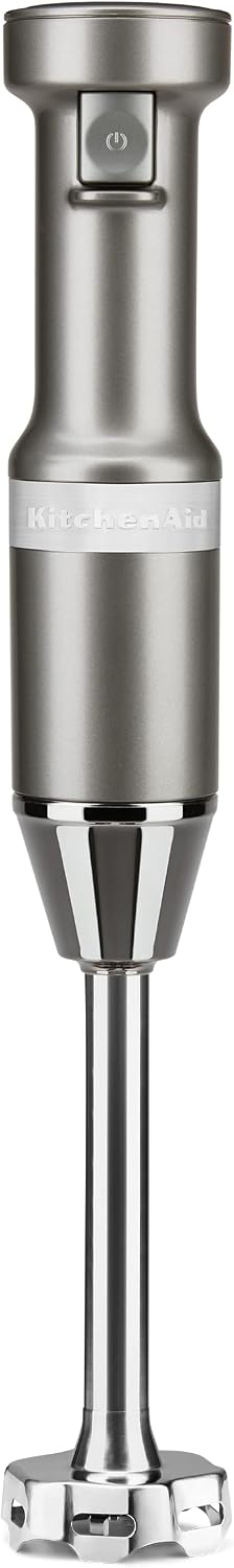 KitchenAid variable speed immersion hand blender in contour silver