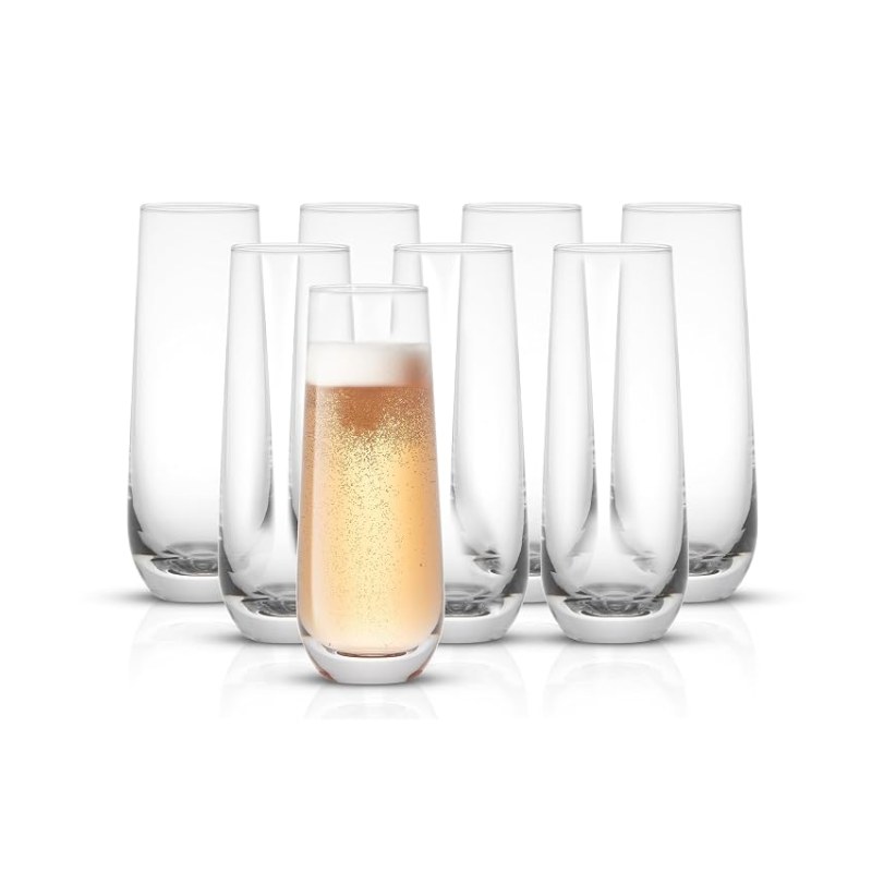 Stemless Champagne Flutes