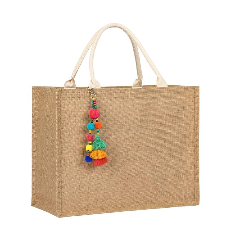 Woven Straw Beach Tote